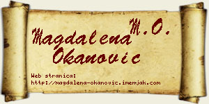 Magdalena Okanović vizit kartica